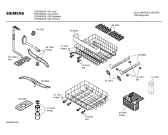 Схема №3 SF55460 с изображением Вкладыш в панель для электропосудомоечной машины Siemens 00357206