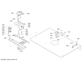 Схема №4 HBN756AUC с изображением Крышка для холодильной камеры Bosch 00240867