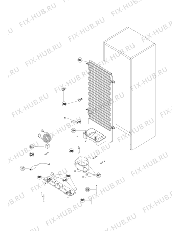 Схема №3 WBR 3512 S с изображением Лоток (форма) для холодильной камеры Whirlpool 480188800113