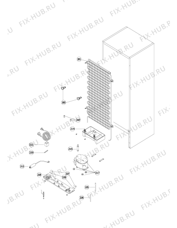 Схема №3 WBR 3712 W с изображением Рукоятка для холодильной камеры Whirlpool 480188800078