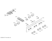 Схема №1 HCF010BR0C с изображением Ручка конфорки для духового шкафа Bosch 00628115