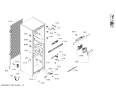 Схема №3 KGV39VW30G с изображением Дверь для холодильника Bosch 00710519