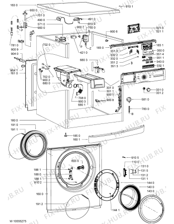 Схема №1 AWOD 4814 с изображением Микрофильтр для стиральной машины Whirlpool 481010496476