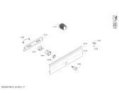 Схема №1 HA858540U с изображением Панель управления для плиты (духовки) Siemens 11009284