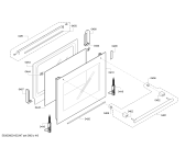 Схема №2 HBA73R451 с изображением Фронтальное стекло для плиты (духовки) Bosch 00688169