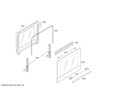 Схема №1 HE13040 с изображением Фронтальное стекло для духового шкафа Siemens 00474304
