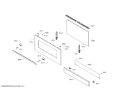 Схема №1 HGK9A9Q51I Bosch с изображением Фронтальное стекло для духового шкафа Bosch 00777413