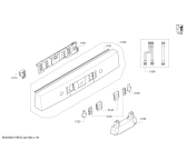 Схема №1 SMS58E32GB A+++ с изображением Передняя панель для посудомойки Bosch 00747458