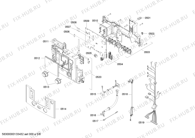 Схема №1 B1RDC3541H с изображением Труба для электроводонагревателя Bosch 00670732