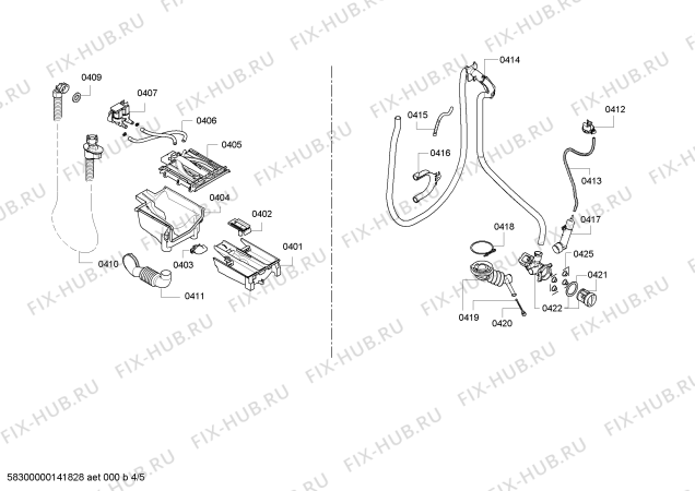 Схема №1 WM15CY1401 с изображением Ручка для стиральной машины Bosch 00657014