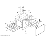 Схема №2 HBM56B551B с изображением Внешняя дверь для электропечи Bosch 00688776