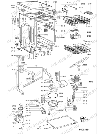 Схема №2 LPA 50 с изображением Микромодуль для посудомоечной машины Whirlpool 481221838203