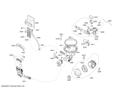 Схема №2 SHX36L02UC Bosch с изображением Панель управления для электропосудомоечной машины Bosch 00447157