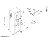 Схема №1 KGN39A76 Smart с изображением Дверь для холодильной камеры Bosch 00248459