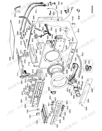 Схема №1 AWG 345 с изображением Груз для стиралки Whirlpool 481246688505