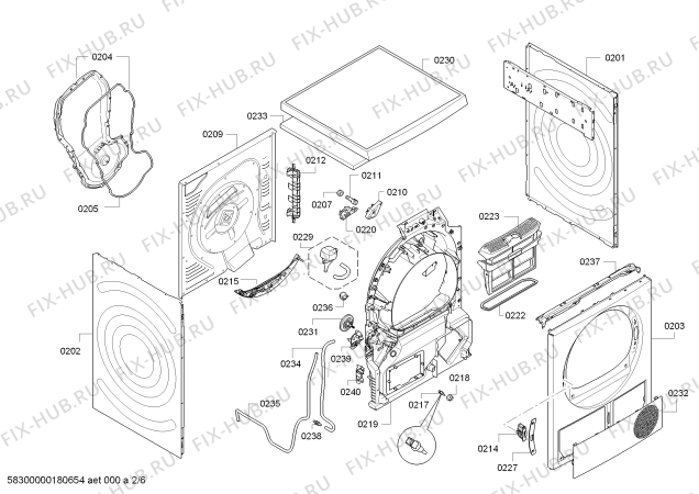 Схема №3 WT48Y890DN IQ800 selfCleaning Condenser с изображением Силовой модуль запрограммированный для сушилки Siemens 00629886