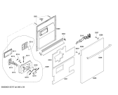 Схема №2 SHX46L12UC DLX Series с изображением Ручка двери для посудомойки Bosch 00664157