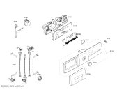 Схема №2 WM16E391 E 16.39 с изображением Панель управления для стиралки Siemens 00667715