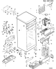 Схема №1 EDNF270GROM (F010903) с изображением Дверца для холодильника Indesit C00044303