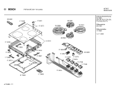 Схема №1 PKF651WEU с изображением Стеклокерамика для плиты (духовки) Bosch 00216311