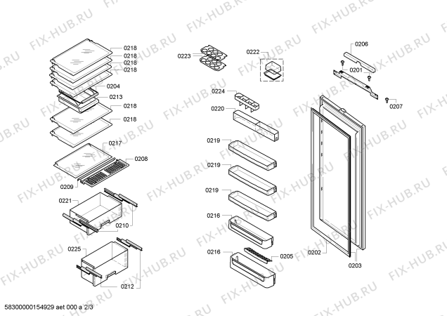 Схема №1 K4655X7GB с изображением Регулировочный узел для холодильной камеры Bosch 00654378