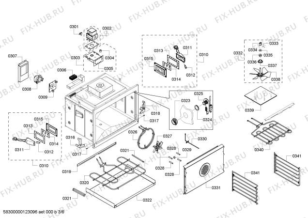 Схема №2 DM301ES с изображением Регулировочная плата для духового шкафа Bosch 00664798