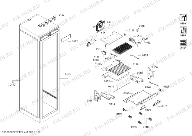 Схема №2 RC462304, Gaggenau с изображением Модуль управления, запрограммированный для холодильника Bosch 12022107