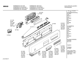 Схема №2 SGI59A02 с изображением Передняя панель для электропосудомоечной машины Bosch 00434445