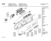 Схема №2 SGI59A06 с изображением Передняя панель для электропосудомоечной машины Bosch 00434446