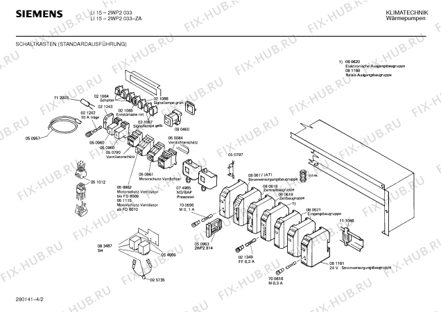 Взрыв-схема стиральной машины Siemens Ag 2WP2033 - Схема узла 02