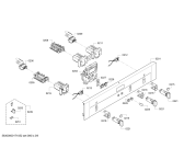 Схема №3 U17S32N3GB с изображением Панель управления для плиты (духовки) Bosch 00675532