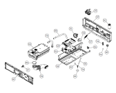 Схема №1 W6445 DK   -White (900003281, WM50) с изображением Обшивка для стиралки Gorenje 223440