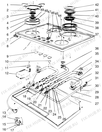 Схема №1 TL750GNM (F009411) с изображением Другое для плиты (духовки) Indesit C00130641
