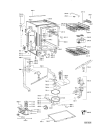 Схема №1 ADG 7470 с изображением Микромодуль для посудомойки Whirlpool 480140102528