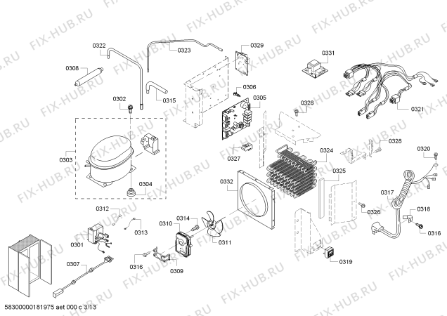 Схема №3 T42BR820NS с изображением Крышка для посудомоечной машины Bosch 11007417