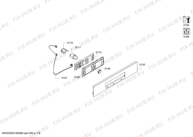 Схема №1 HBG78B960 Bosch с изображением Пружина для плиты (духовки) Siemens 00626922