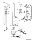 Схема №2 F55200VI0 с изображением Блок управления для посудомоечной машины Aeg 973911566015039