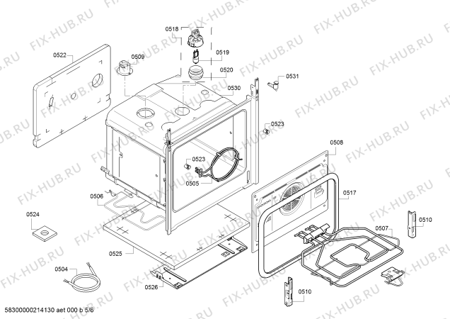 Схема №1 HA723220V с изображением Цоколь для плиты (духовки) Bosch 00773473