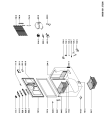 Схема №1 AFG 090 E-AP с изображением Дверка для холодильной камеры Whirlpool 480132100732