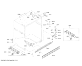 Схема №1 KBULT3665E с изображением Крышка для посудомоечной машины Bosch 00680879