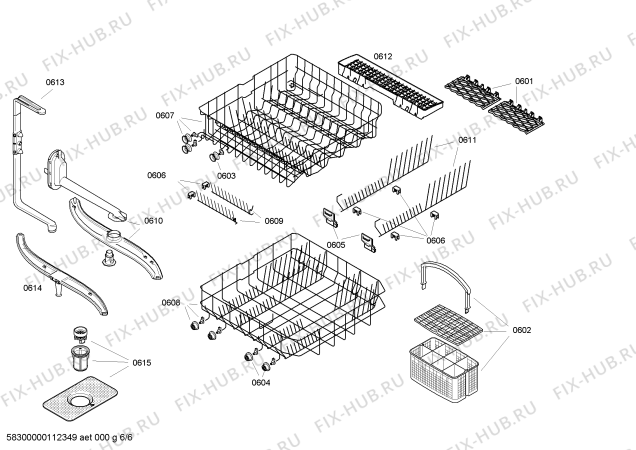 Схема №2 VVD25W03EU с изображением Передняя панель для посудомойки Bosch 00640594