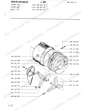 Взрыв-схема стиральной машины Rondo (N Rn) RONDO 925 - Схема узла Section2