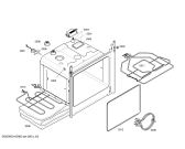 Схема №1 HB754650F с изображением Фронтальное стекло для духового шкафа Siemens 00474543