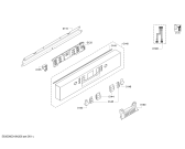 Схема №2 SMI58P65EU Silence Plus с изображением Передняя панель для посудомойки Bosch 11014381