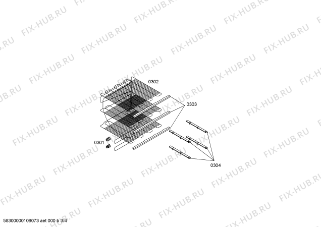 Взрыв-схема холодильника Siemens KG46S123 - Схема узла 03