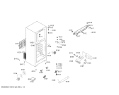 Схема №1 KSV52660NE с изображением Дверь для холодильной камеры Bosch 00475542