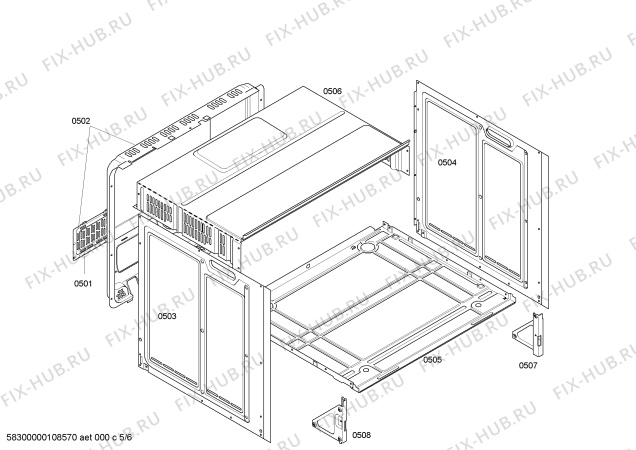 Схема №3 HE236501 с изображением Модуль управления для духового шкафа Siemens 00496290