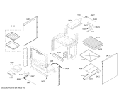 Схема №2 PRG366US с изображением Панель для духового шкафа Bosch 00487337