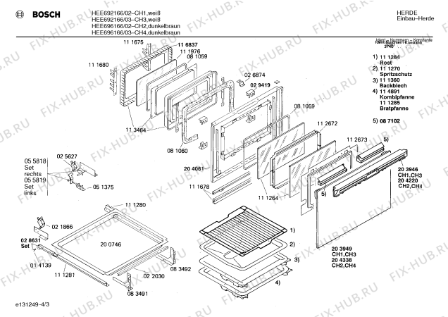 Схема №1 HEE6962CC с изображением Индикатор для плиты (духовки) Bosch 00057521