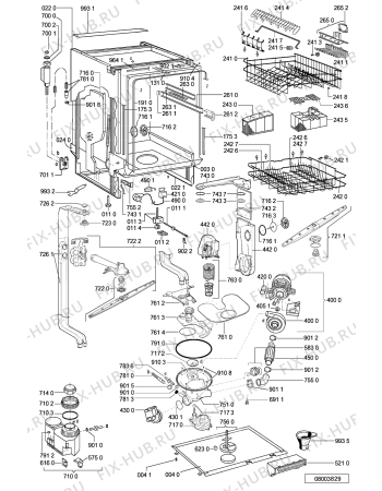 Схема №1 ADG 8967/1 IXM с изображением Обшивка для посудомойки Whirlpool 481245372546